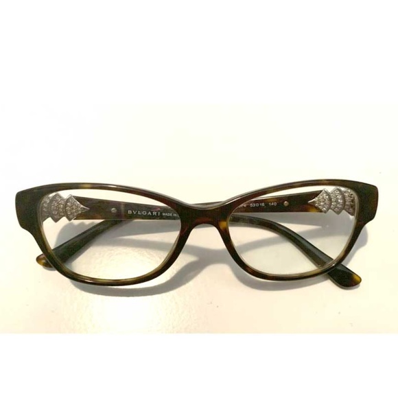 bvlgari eyeglasses with swarovski crystals